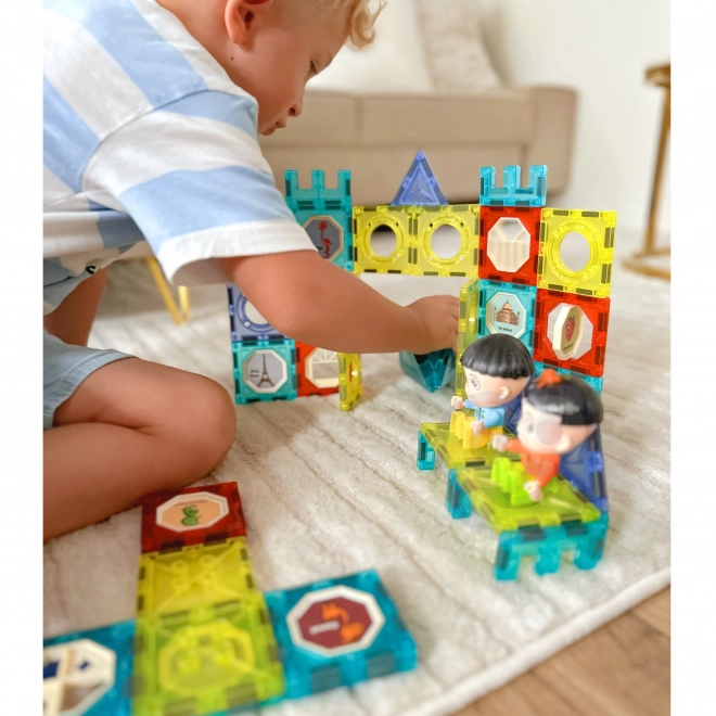 Woopie kit de construction magnétique château 98 pcs