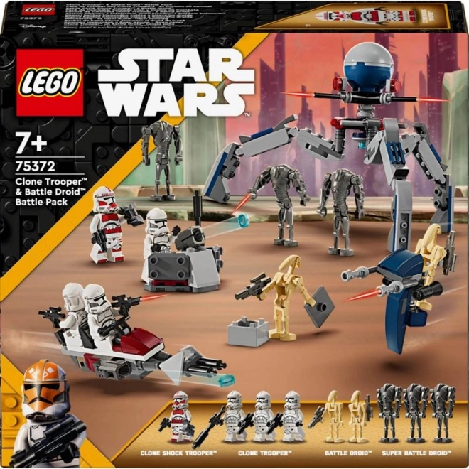 LEGO4 Star Wars2 75372 Pack de bataille du soldat clone et droïde de combat