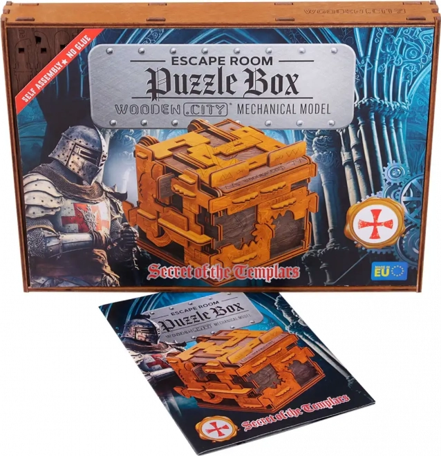 Boîte à énigmes en bois jeu d'évasion 149 pièces