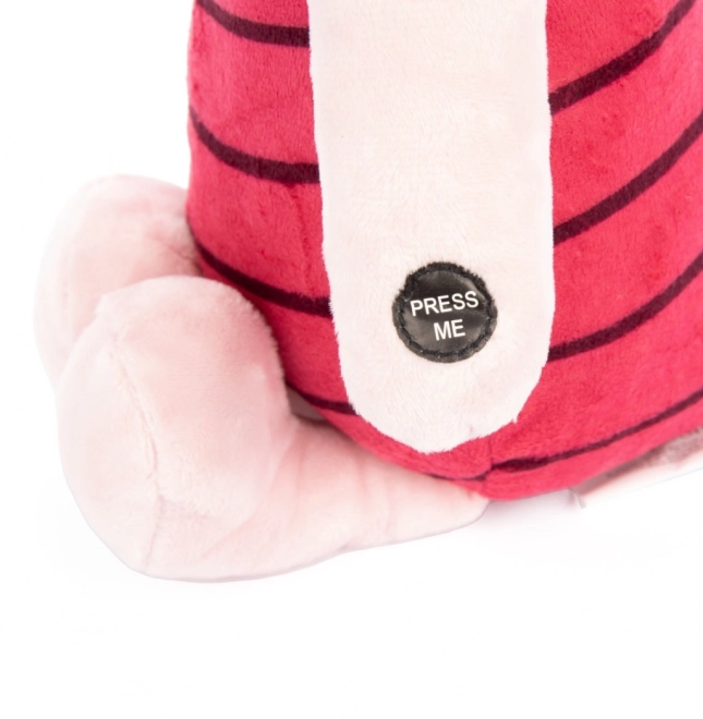 Cochon en peluche interactif avec son 28 cm