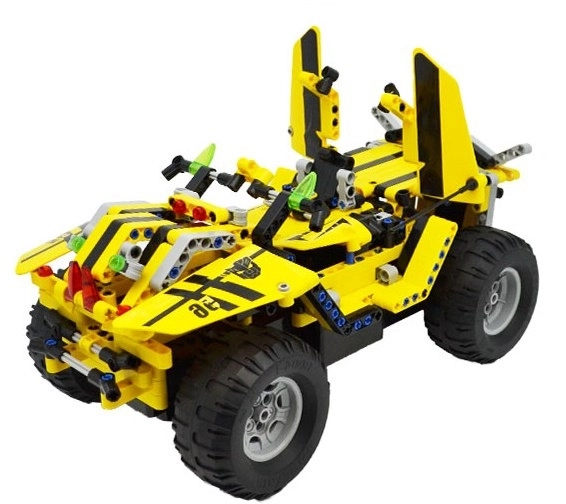 Kit de construction JEEP WRANGLER radiocommandé, compatible avec LEGO, 531 pièces