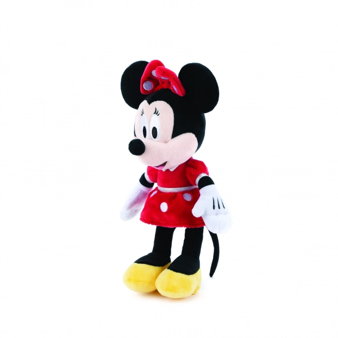 Peluche Minnie en robe rouge
