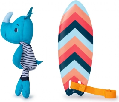 Rhinocéros Surfeur Marius - Jouet magique pour le bain