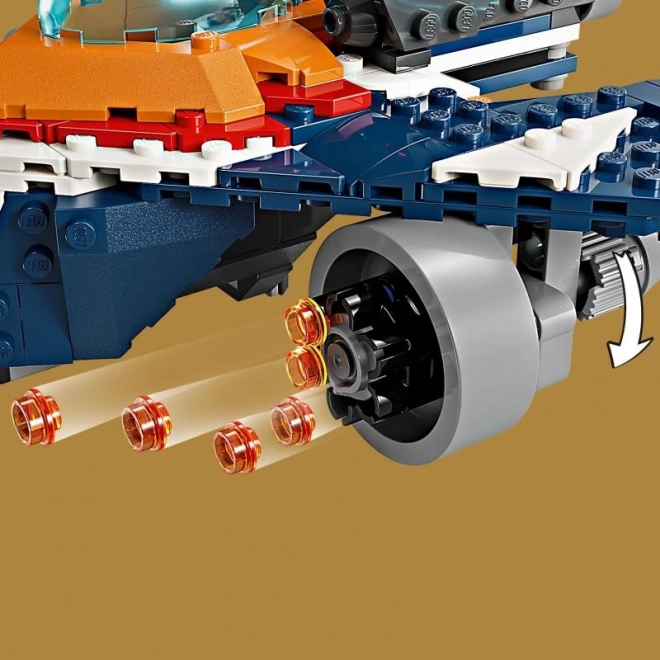 Lego Marvel Warbird Rocketa vs. Ronan
