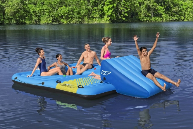 HYDRO-Force Ostrov + toboggan 376x311cm BESTWAY