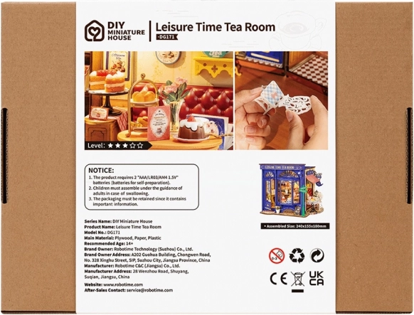 Maison miniature Salon de thé pour des moments de détente