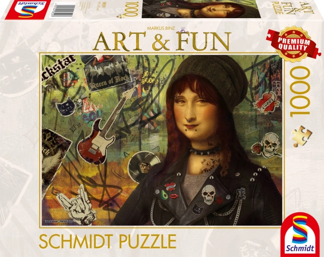Puzzle SCHMIDT Art&Fun : Mona Lisa 1000 pièces