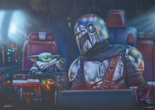 Puzzle Mandalorian : Deux en Route 1000 pièces