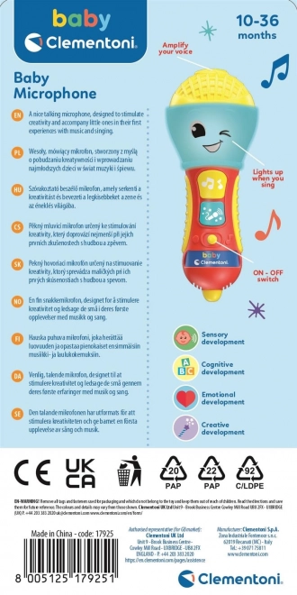 CLEMENTONI BABY Micro interactif