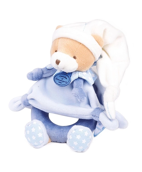 Ensemble cadeau Doudou - Hochet en peluche Ours en peluche