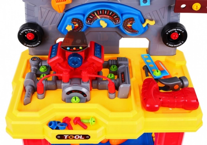 Atelier pour enfants avec moteur et effets lumineux