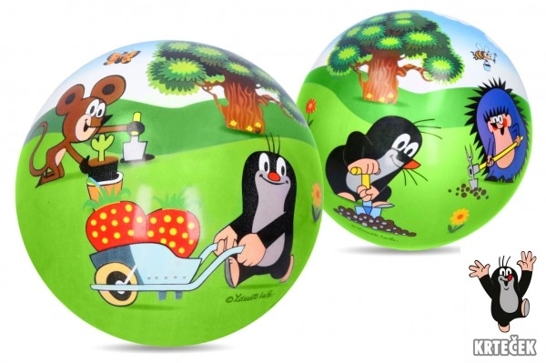 Ballon en caoutchouc gonflable Krtek 23 cm en filet