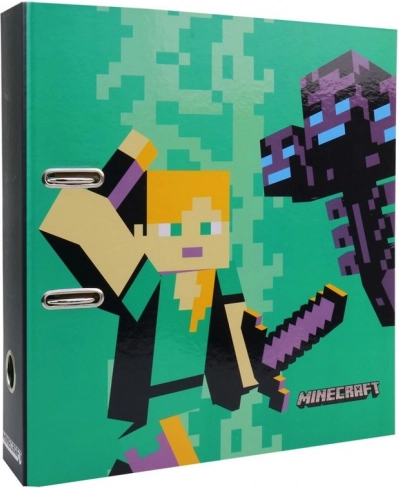 Classeur Minecraft A4 à levier