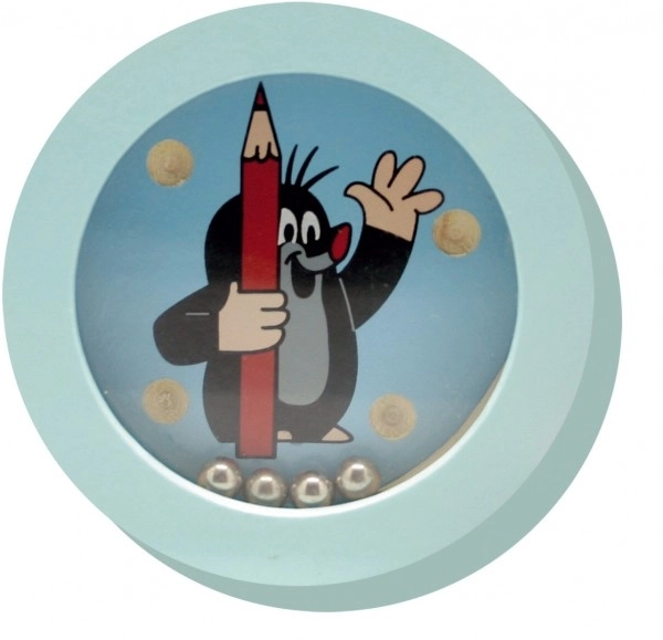 Krtku, vise juste ! jeu casse-tête bois 7,5cm