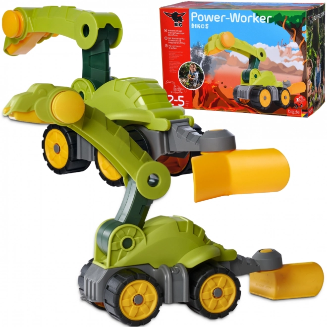 BIG Jouet de sable Dino véhicule Power Worker