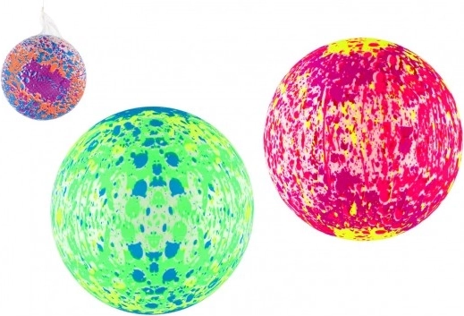 Ballon gonflable coloré avec éclaboussures 22 cm