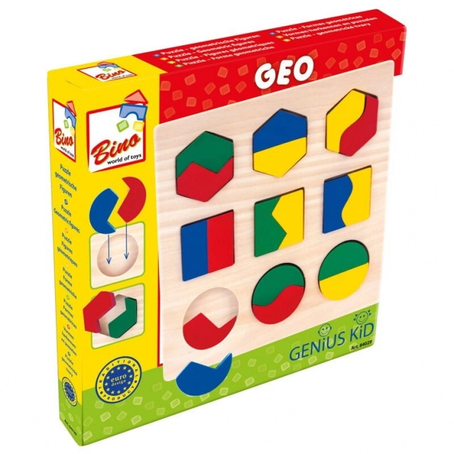 Puzzle en bois Bino Formes géométriques