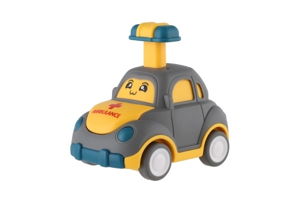 Voiture en plastique à inertie 9 cm - 4 types