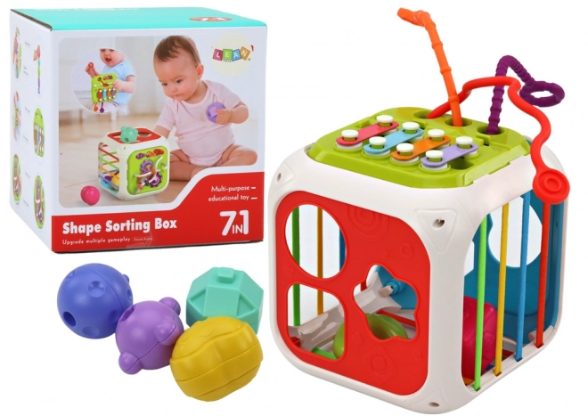 Cube éducatif pour bébés 7 en 1
