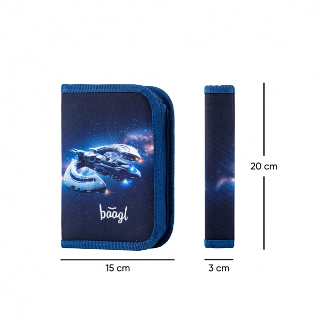 Trousse scolaire à un étage Vaisseau spatial