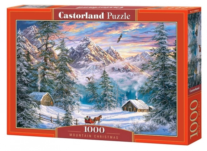 Puzzle 1000 pièces Hiver en montagnes