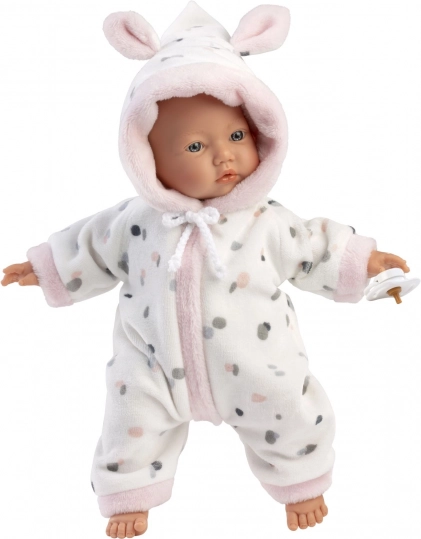 Poupée réaliste bébé LITTLE BABY avec corps en tissu souple 32 cm