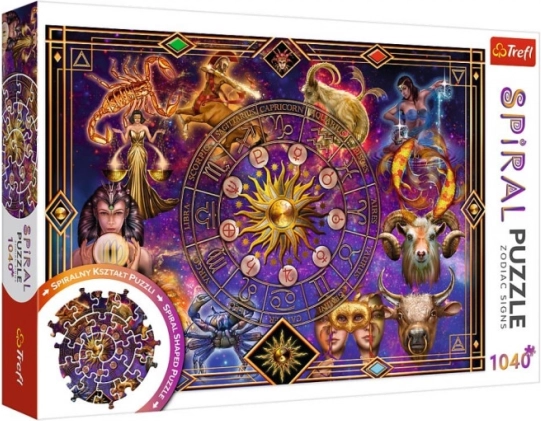 Motif astrologique avec signes