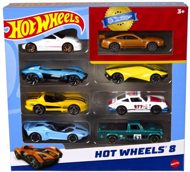 Hot Wheels 8 voitures miniatures