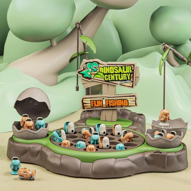 Jeu de pêche aux dinosaures Woopie
