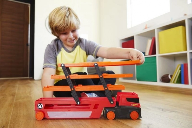 Mega Transporteur Hot Wheels 50e anniversaire