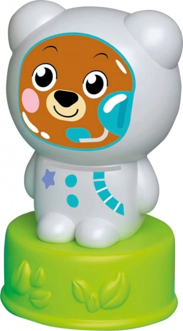 CLEMENTONI SOFT CLEMMY Boîte Fusée spatiale avec 5 blocs