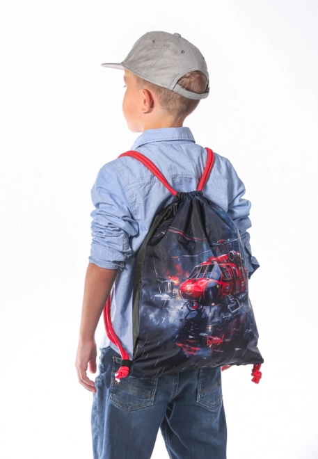 Baagl set 5 Ergo sauveteurs : cartable, trousse, sac, tablier, porte-monnaie