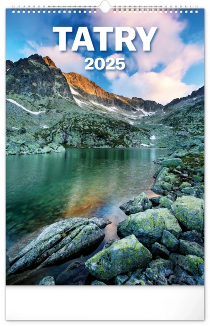 NOTIQUE Calendrier mural Tatry 2025, 33 x 46 cm
