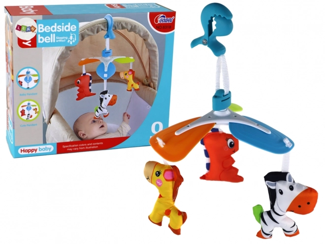 Carrousel coloré pour enfants avec animaux sur clip