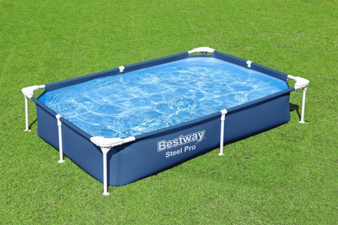 SplashJr Steel Pro 221x150x43 BESTWAY Piscine à ossature + kit de réparation