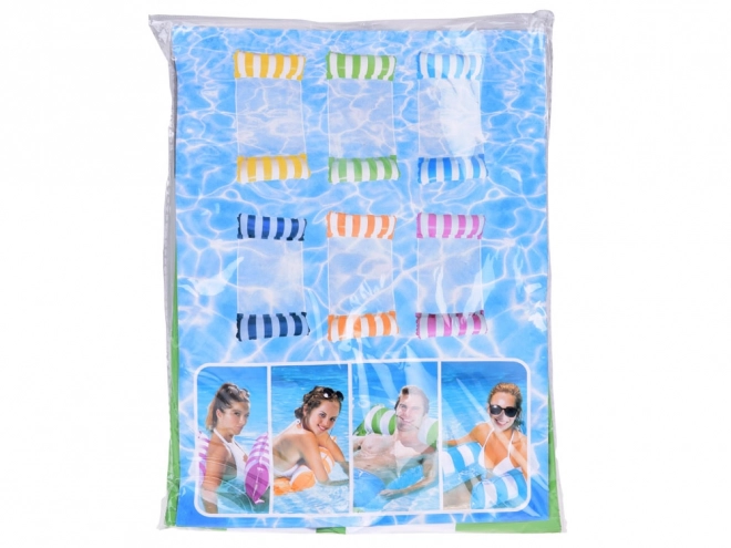 Matelas gonflable arc-en-ciel pour l'eau