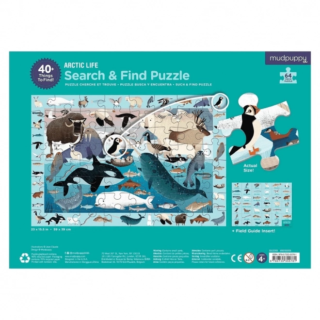 Puzzle Mudpuppy Assembler et chercher : Vie en Arctique