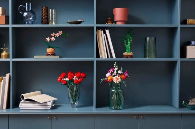 Lego Botanicals magnifique bouquet de fleurs roses