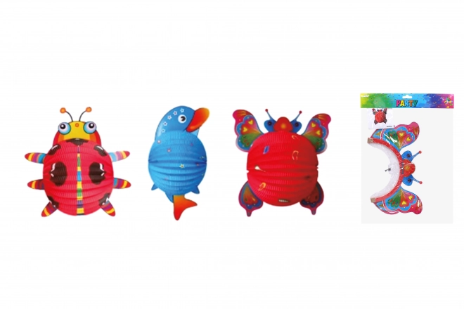 Lampion boule Animaux 24 cm
