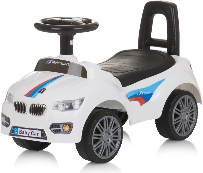 CHIPOLINO Trotteur Auto avec mélodies Sprinter Blanc