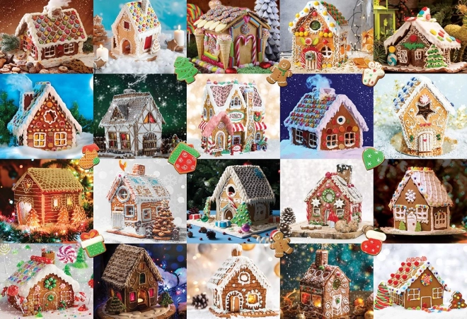 Puzzle EUROGRAPHICS dans une boîte en fer-blanc Maison en pain d'épice 550 pièces