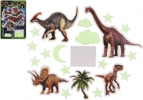 Dinosaures lumineux pour mur et plafond