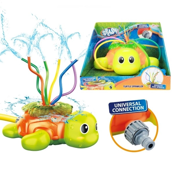 Tortue pulvérisateur d'eau en plastique pour jardin 20x10cm dans une boîte 25x19x24cm