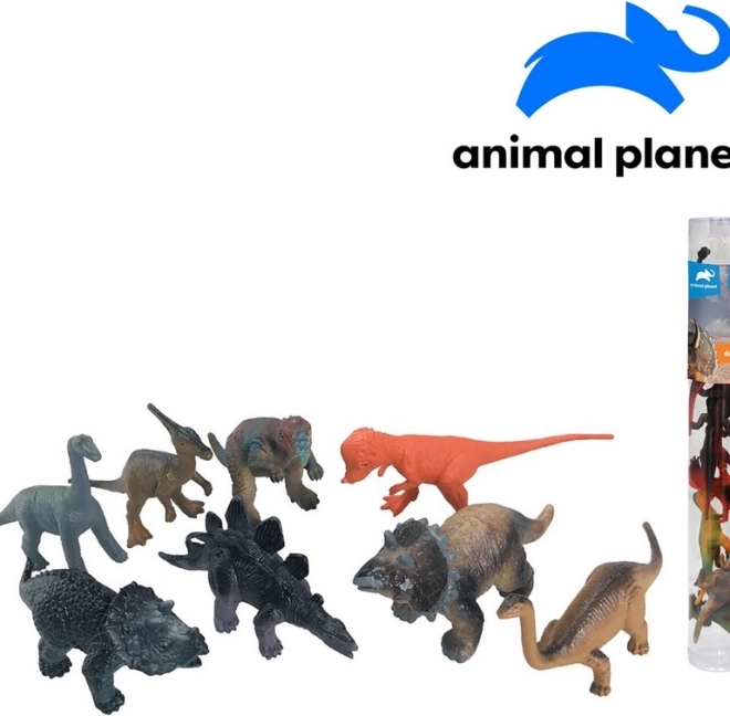 Animaux dinosaures en tube 8 pcs