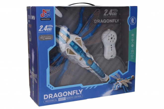 Libellule fumante RC à télécommande 33 cm