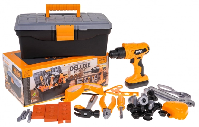 Ensemble de petit bricoleur avec valise