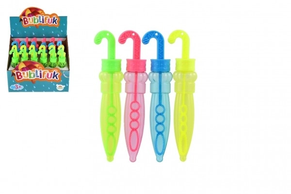 Parapluie à bulles plastique 14cm 4 couleurs 24 pièces en boîte