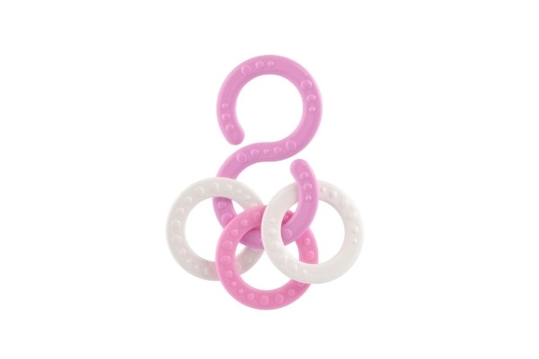 Anneau de dentition coloré pour bébés 0m+