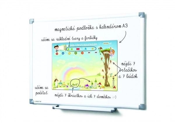 Calendrier magnétique pour enfants - École maternelle