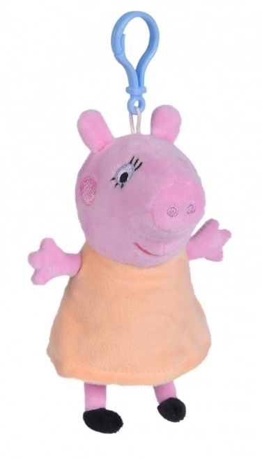 Peluche Peppa Pig porte-clés pour sac à dos, 4 modèles